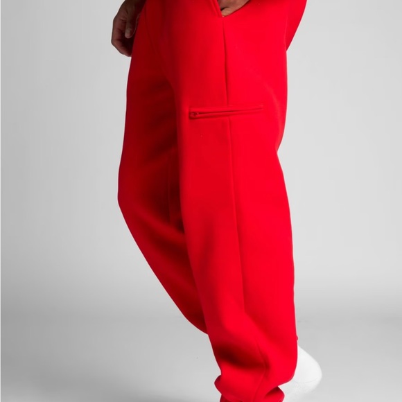 NWT Comfrt Airplane mode travel sweatpants - Unisex size XS- Crimson - Picture 2 of 4